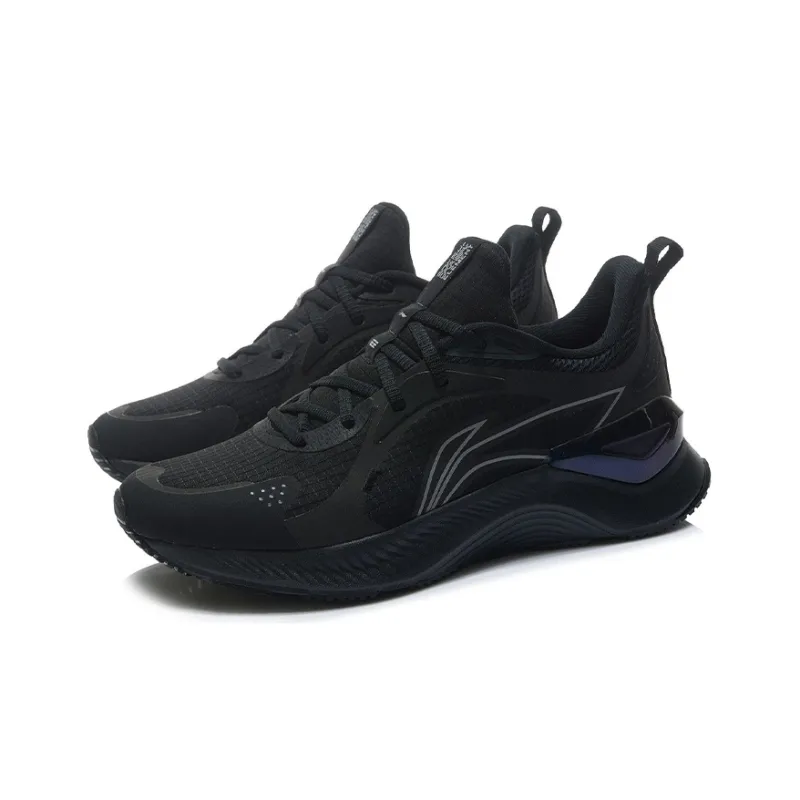 LiNing YueYing Element Cushioning, Slip Resistant, And Abrasion Resistant Low Top Running Shoes Men's Black-2