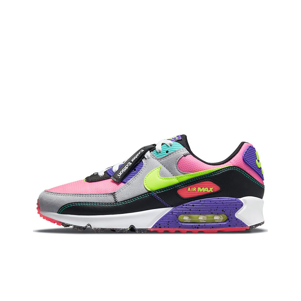 nike air max 90 blue pink yellow