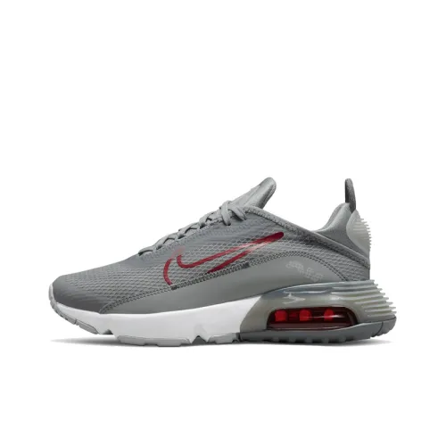 Nike Air Max 2090 'Smoke Grey University Red' Sneakers