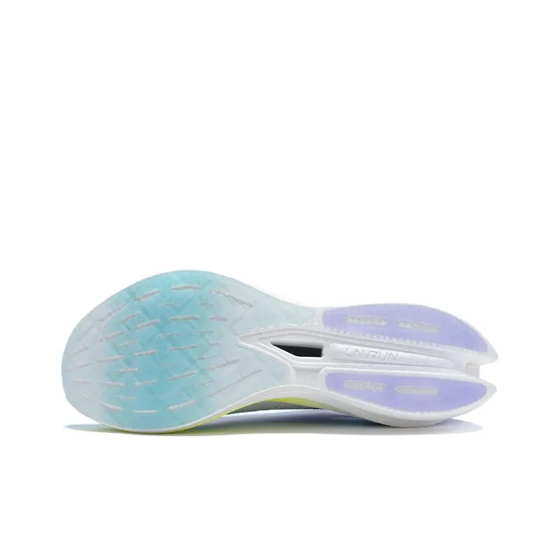 LINING Feidian 2 Elite Running Shoes Men Low Top White/Basket Purple-4