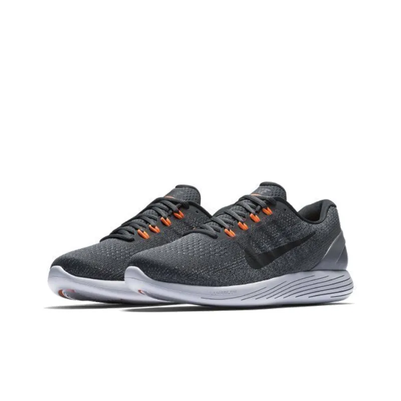 Nike Lunarglide 9 Grey/Orange-2