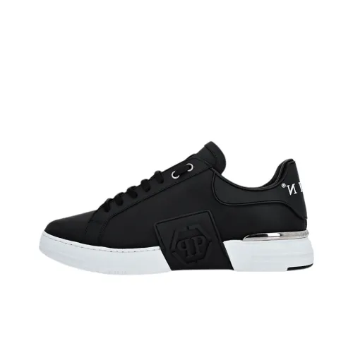 PHILIPP PLEIN Skateboard Shoes Men Low-Top Black