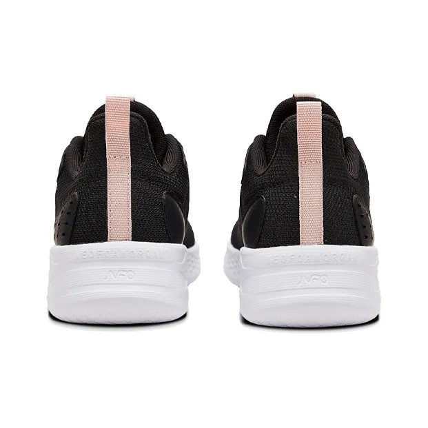 361° Running Shoes Women's Low-Top Obsidian Black/Soft Pink-4