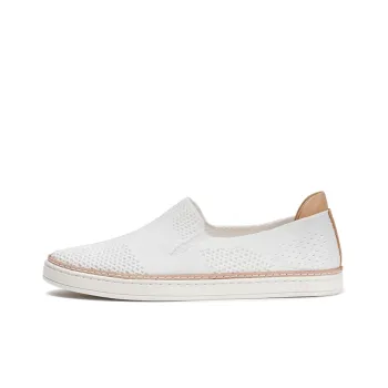 UGG Sammy Series Breathable Lightweight Non Slip Casual Sports Skateboarding Shoes White Women's