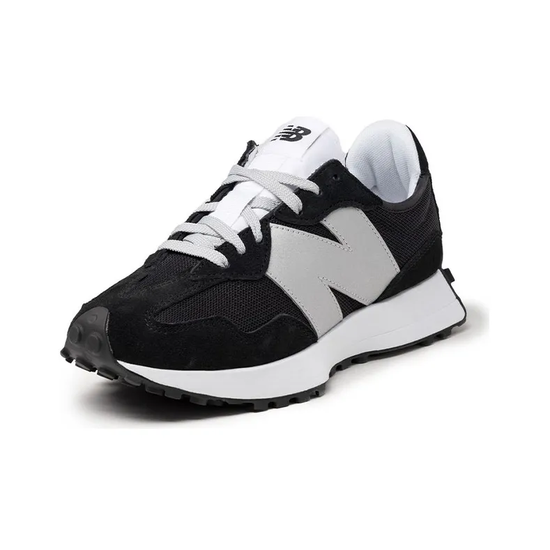 New Balance 327 Black Silver-1