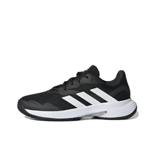 Adidas CourtJam Control Tennis Shoes Women's Low-Top Black/White