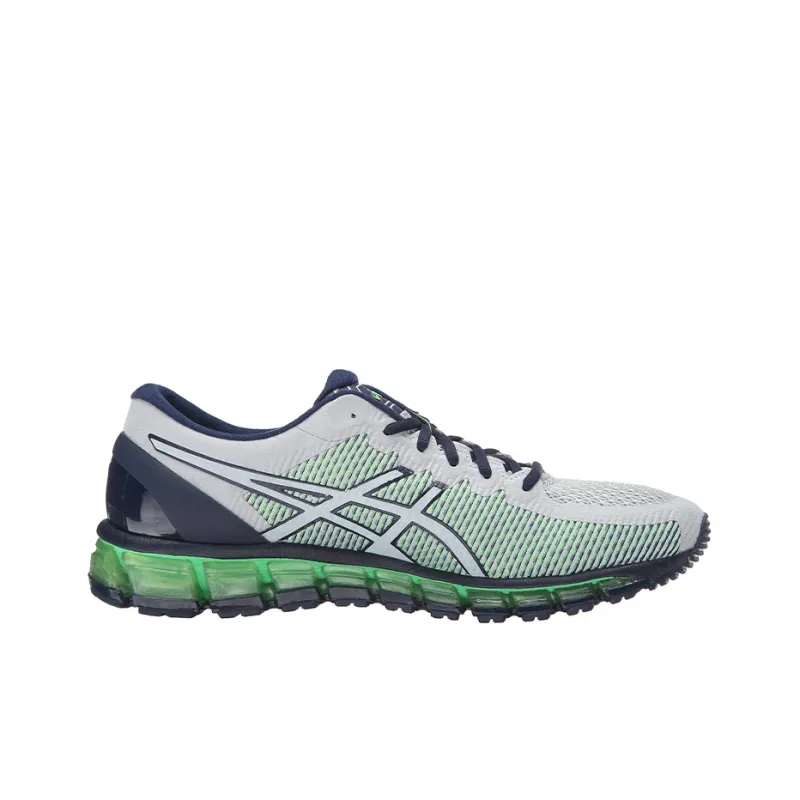 Asics Gel-Quantum 360 Cm Wear-Resistant Low-Top Running Shoes Men's Gray Blue Green-1