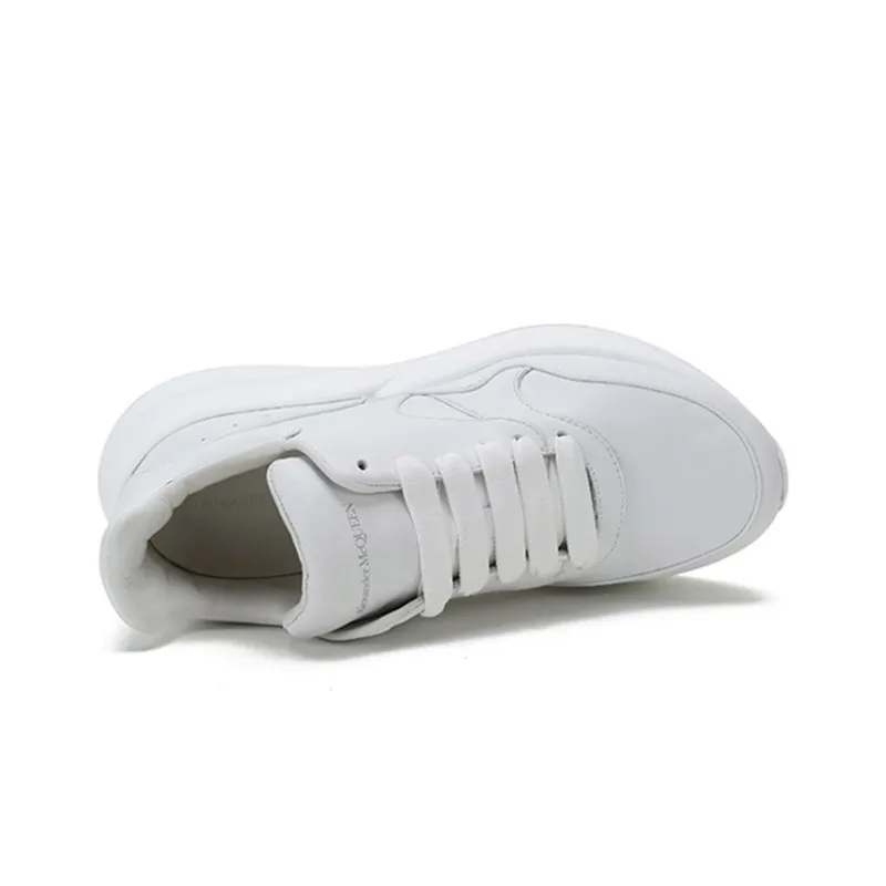 Alexander McQueen Oversized Sneaker Low Top Casual Shoes Women's White-4