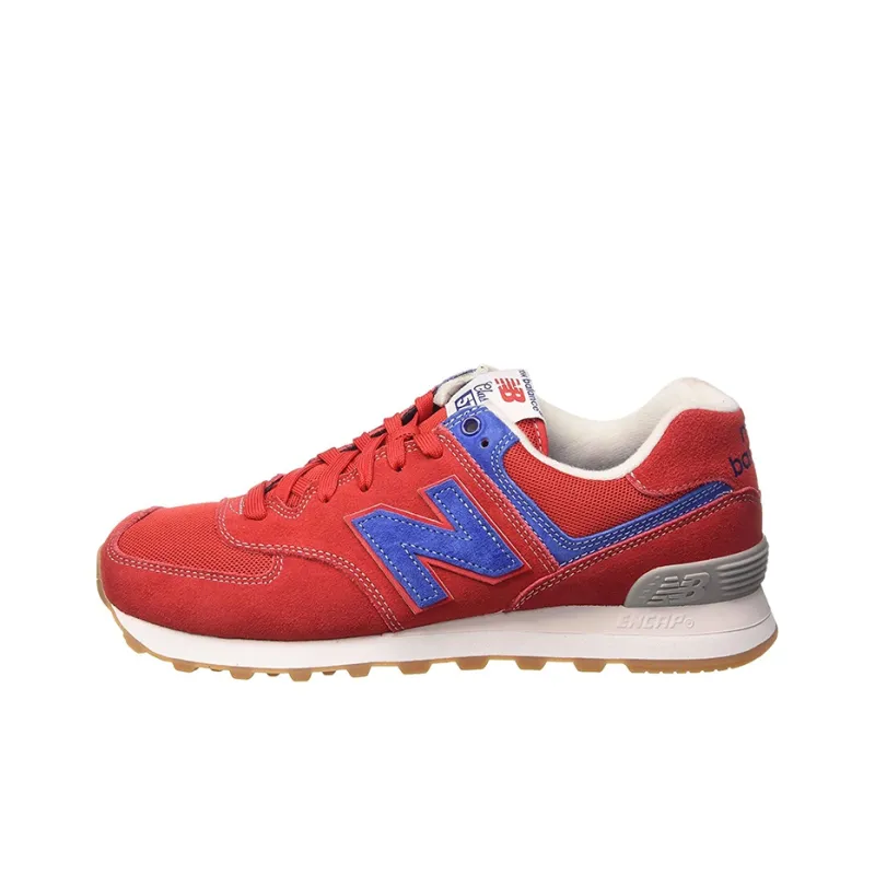 New Balance 574 Series Low Top Red/Blue-0