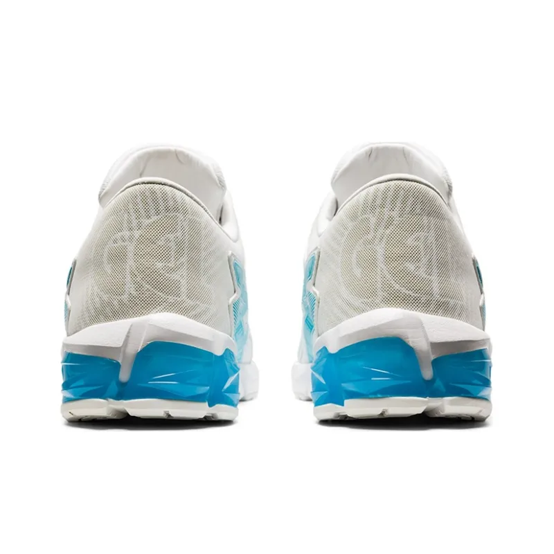 Asics Gel-Quantum 90 2 Durable Breathable Low-Top Running Shoes Men's White Blue-4