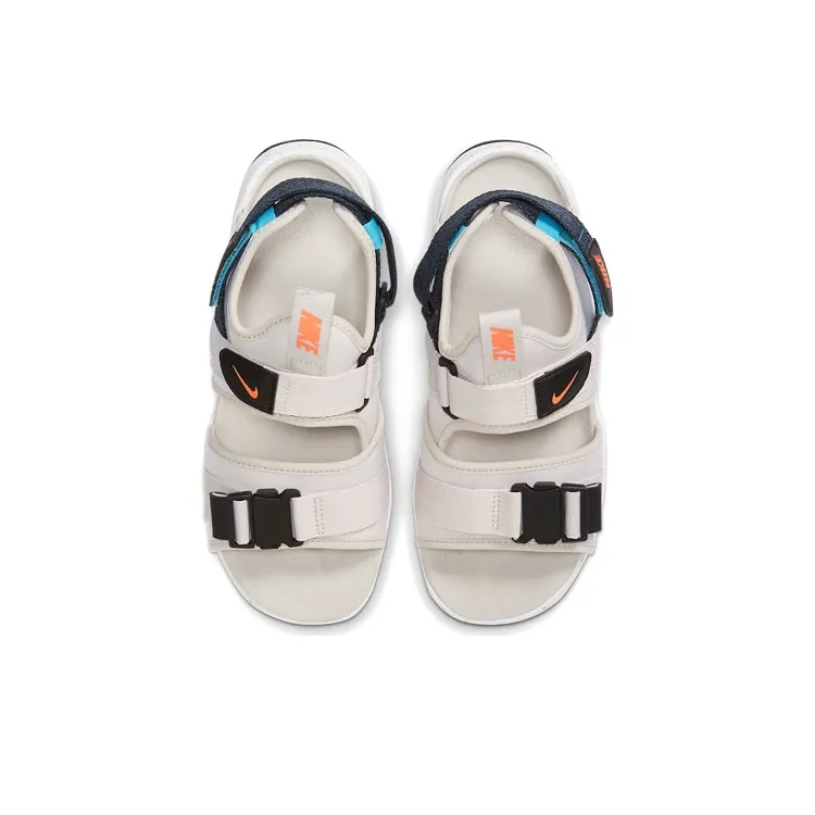 Nike Outdoor Open Toe Sports Sandals Beige 'Desert Sand Lagoon Pulse Black' Women's-3