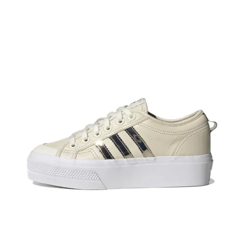 Adidas Originals Nizza Platform 'White Gold' Women's