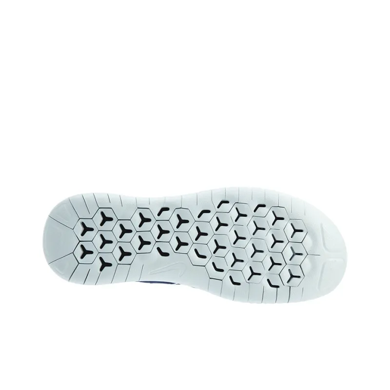 Nike Free RN Cushioned Anti Slip And Wear Resistant Lightweight Low Top Casual Running Shoes Women's Dark Blue 2018-4