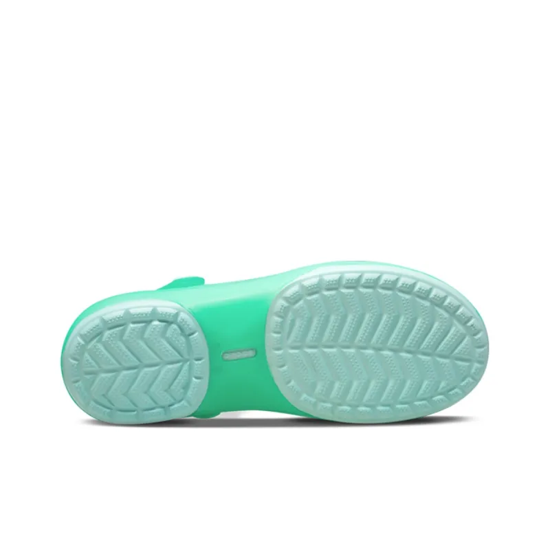 Crocs Karin Clog Beach Green Sandals Women's-5