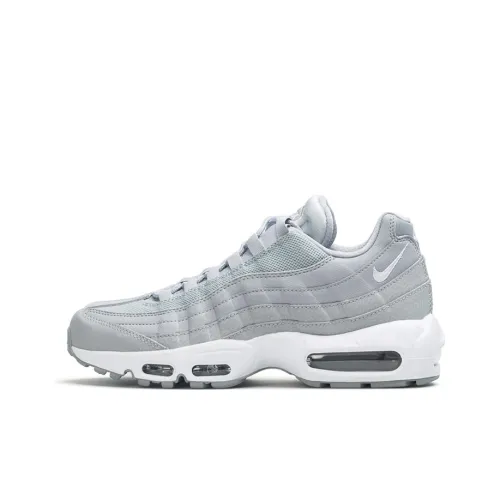 Nike Air Max 95 Running Shoes Men Low-Top Gray/White