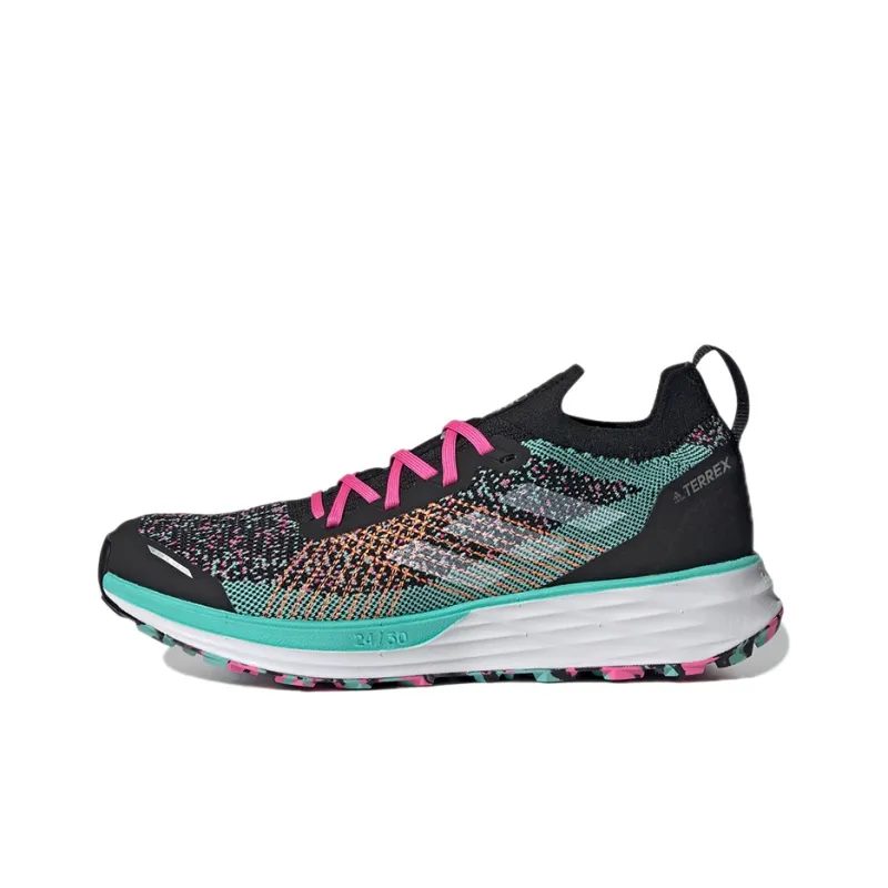 Adidas Terrex Two Primeblue Trail 'Black Green'-0