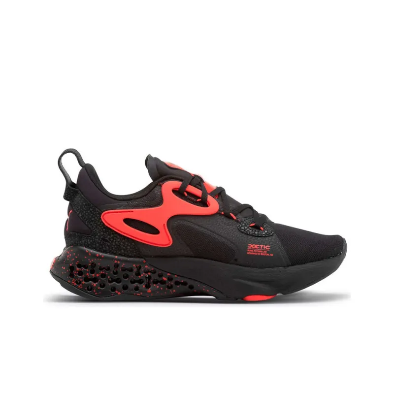 PUMA Xetic Halflife Running Shoes Men Low Top Black/Red-1