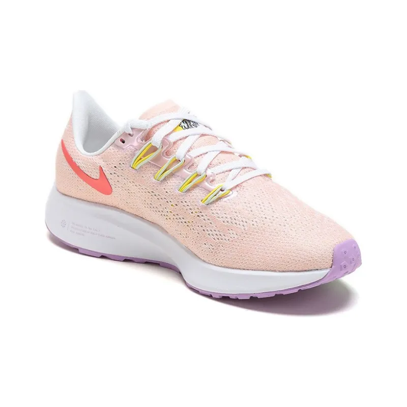 Nike Pegasus 36 Running Shoes Women's Low-Top Pink/Purple/White-2