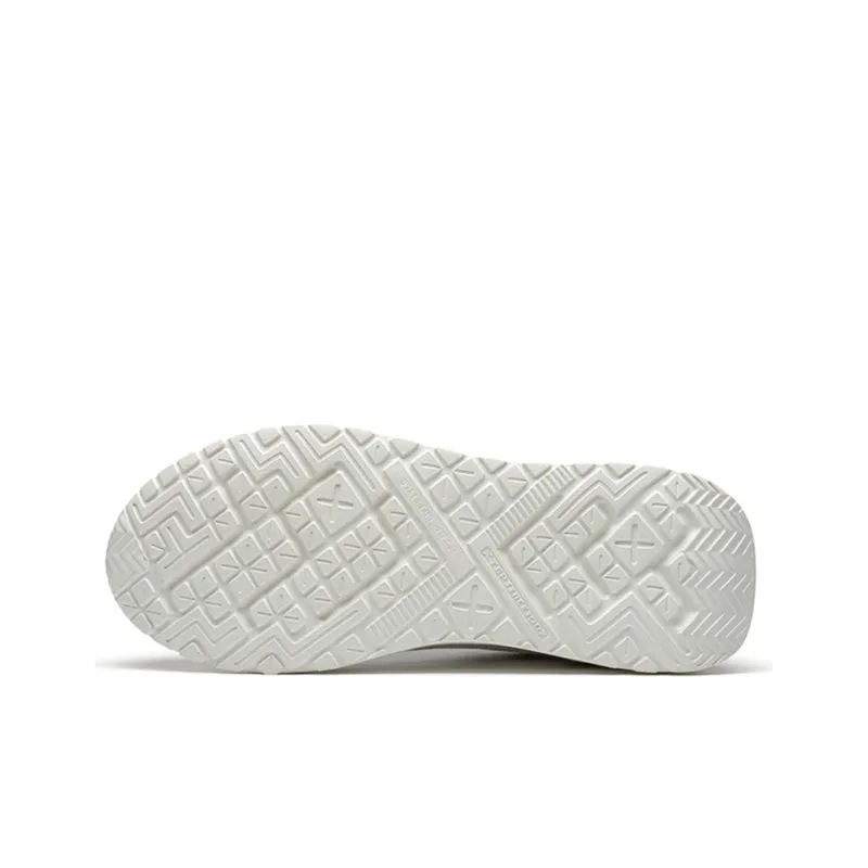 XTEP Shock Absorbers With Slip Resistant And Abrasion Resistant Properties Low Top Casual Shoes Men's White Green-3