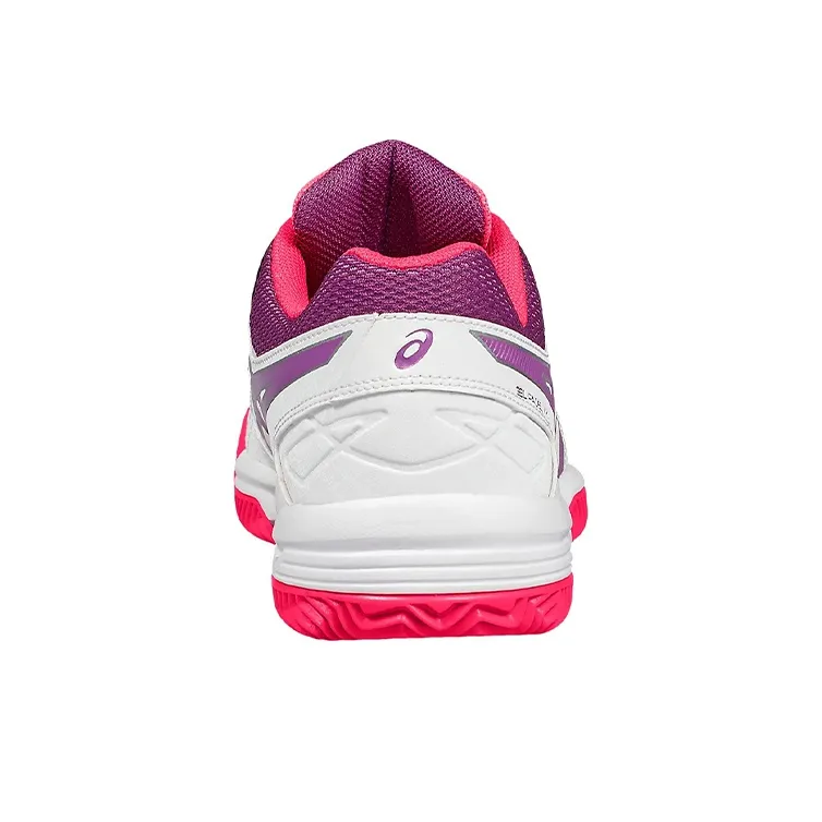 Asics Gel-Padel Pro 3 SG Wear-Resistant Slip-Resistant Low-Top Running Shoes Women's White Purple-3