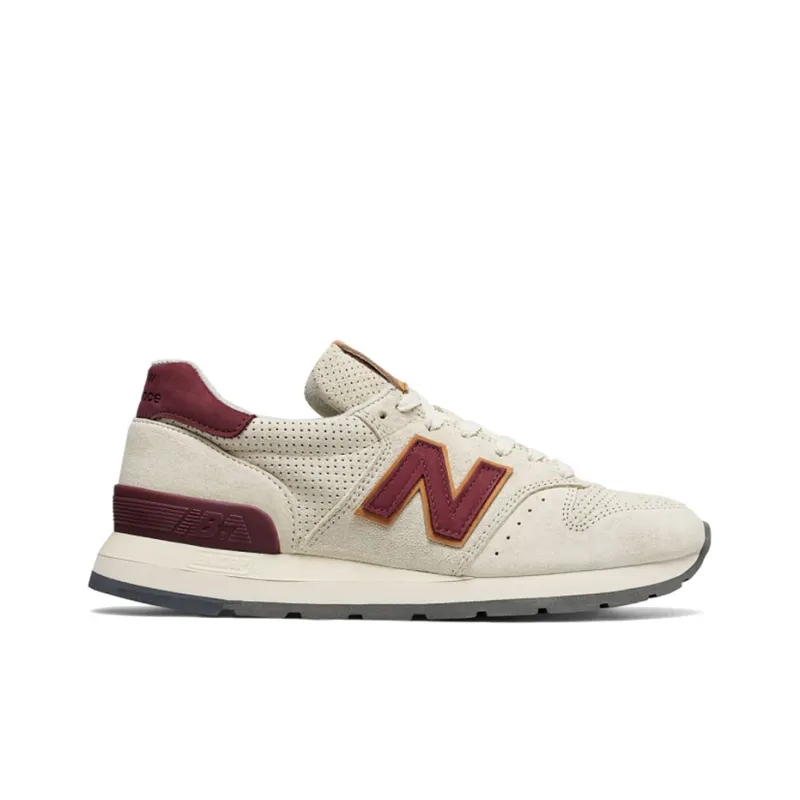 New Balance 995 MiUSA Tan Angora Mercury Red-1
