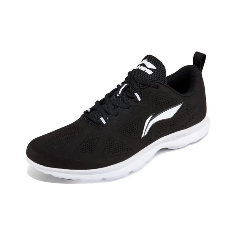 LiNing Cushioning, Slip Resistant, Abrasion Resistant, Lightweight Low Top Running Shoes Men's Standard Black-2