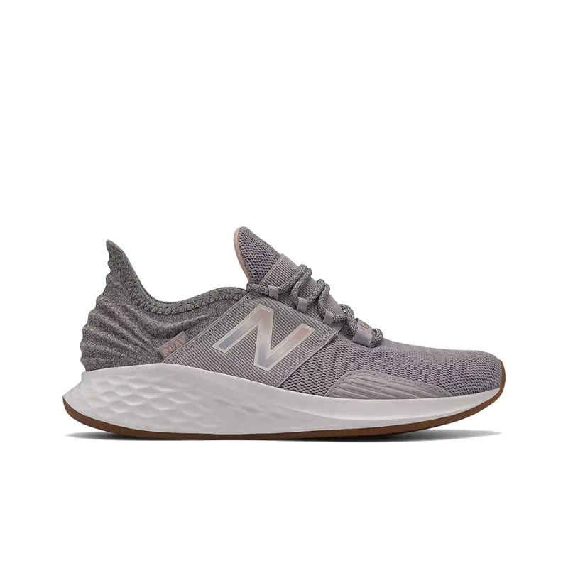 New Balance Fresh Foam Roav Tee Shirt Whisper Grey Women's-1