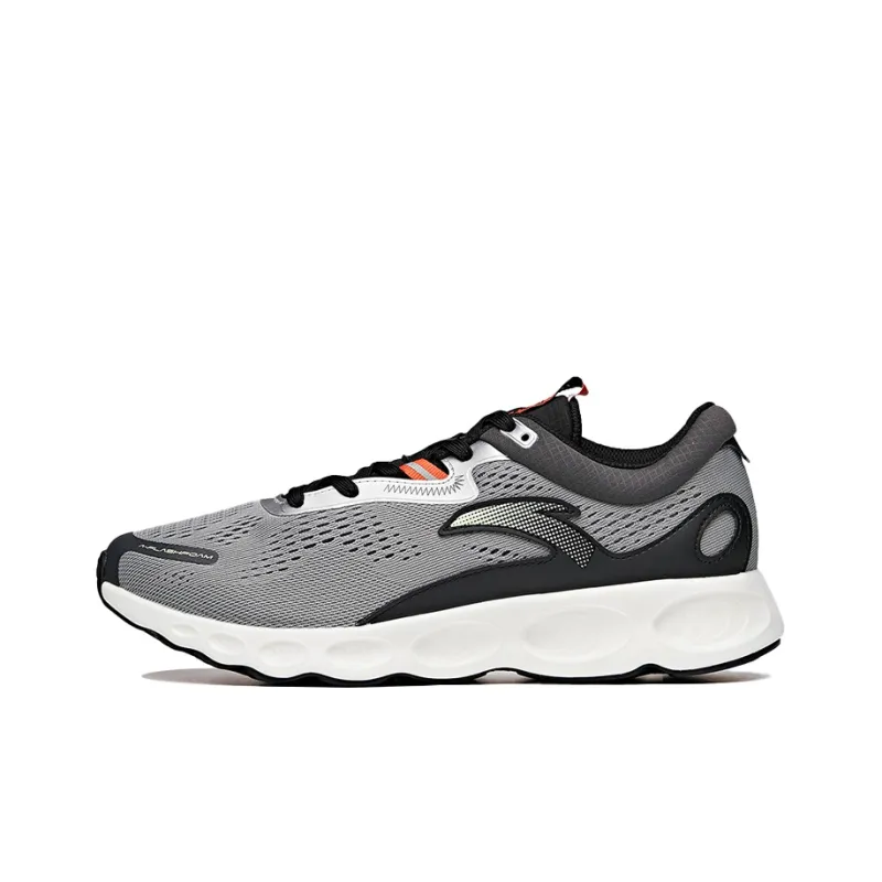 Anta Running Collection Wormhole Technology Low-Top Running Shoes Men's Castle Gray-0