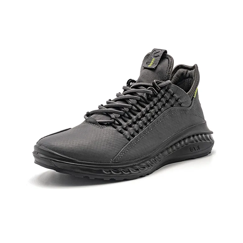 Ecco Fit For Action Low Top Casual Shoes Men's Magnet Gray-1