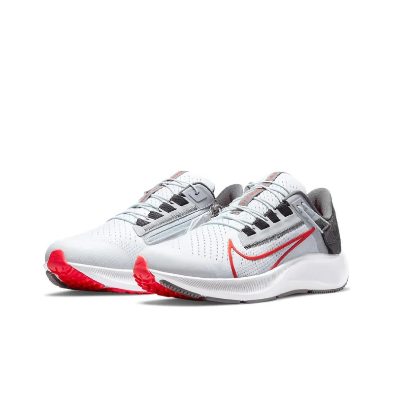 Nike Air Zoom Pegasus 38 FlyEase 'Pure Platinum Chile Red'-2