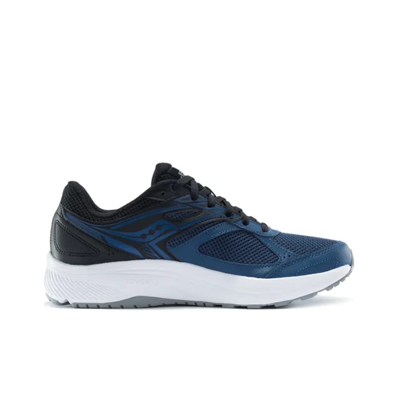 Saucony Cohesion 14 Cushioning Anti-Slip Wear-Resistant Breathability Low-Top Training Running Shoes Men's Blue Black-1