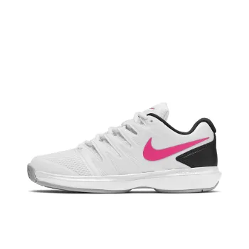 Nike Air Zoom Prestige Cushioned Slip-Resistant Low-Top Tennis Shoes Women's White Pink Black