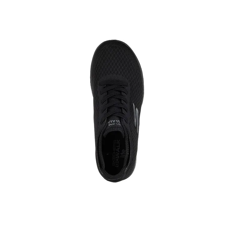 Skechers GO WALK Lite Anti-Slip Wear-Resistant Low-Top Casual Shoes Women's Black-3