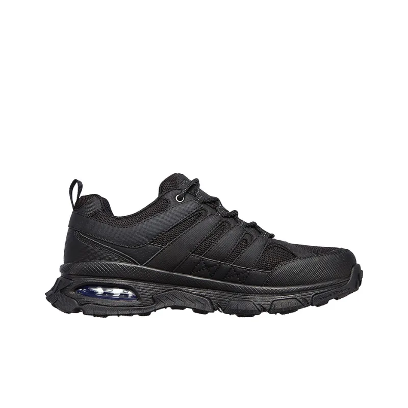Skechers Skech air Envoy Cushioning, Slip Resistant, And Abrasion Resistant Low Top Casual Shoes Men's All Black-1