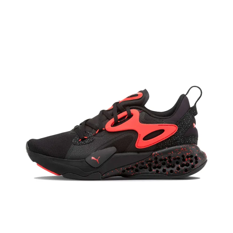 PUMA Xetic Halflife Running Shoes Men Low Top Black/Red-0