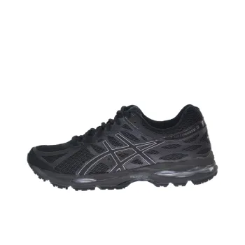 Asics Gel-Cumulus 17 Anti-Slip Wear-Resistant Low-Top Running Shoes Men's Charcoal Black