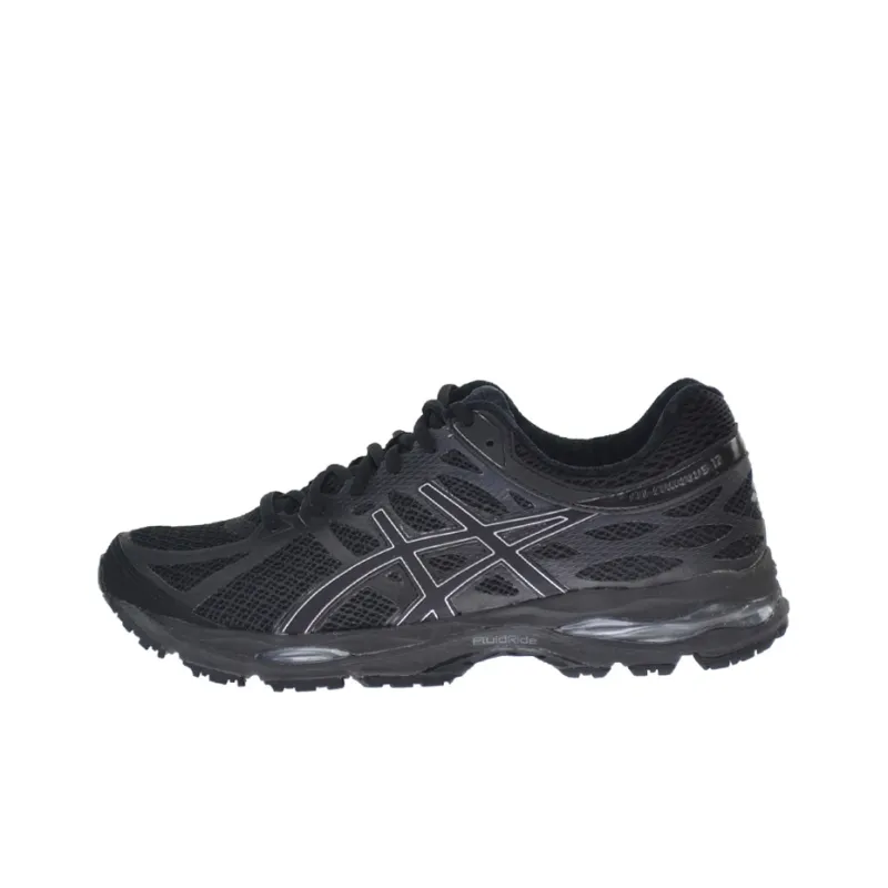 Asics Gel-Cumulus 17 Anti-Slip Wear-Resistant Low-Top Running Shoes Men's Charcoal Black-0