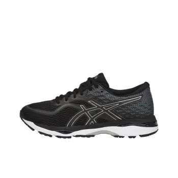 Asics Gel-Cumulus 19 Durable Breathable Low-Top Running Shoes Women's Black White
