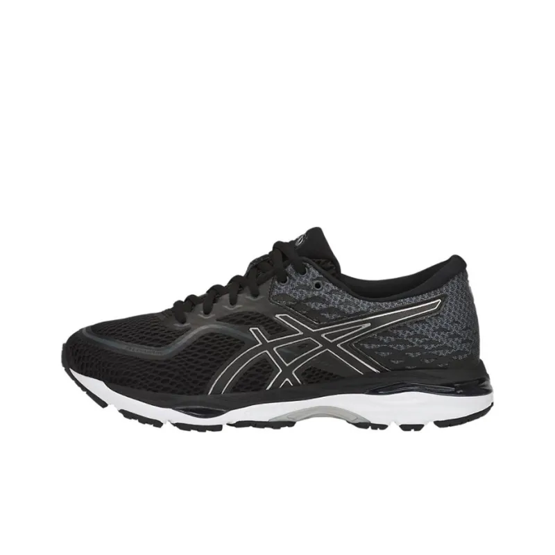 Asics Gel-Cumulus 19 Durable Breathable Low-Top Running Shoes Women's Black White-0