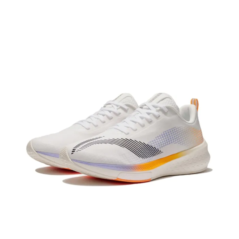 LINING Trich Tu 5 V PRO 3M Men's Light Marathon Running Shoes - White Vatamin-2