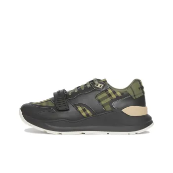 Burberry Wear-Resistant Low-Top Sports Casual Shoes Men's Army Green