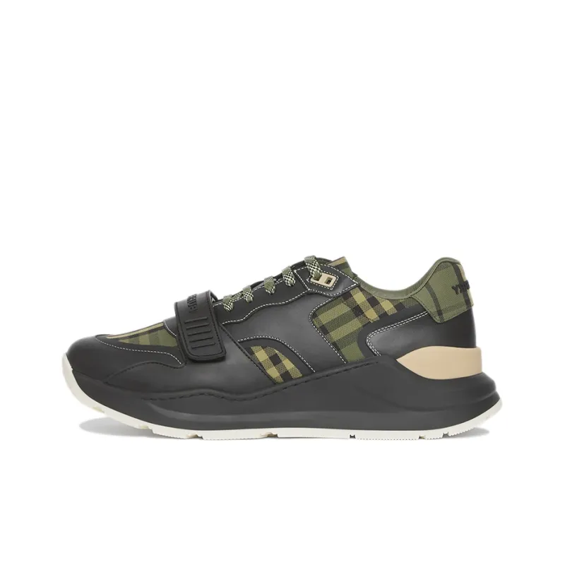 Burberry Wear-Resistant Low-Top Sports Casual Shoes Men's Army Green-0