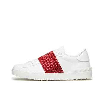 Valentino Amore Skateboard Shoes Men Low-Top White