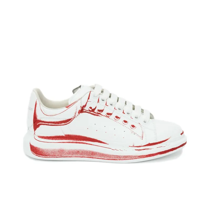 Alexander McQueen Oversized Sneaker 'White Lust Red Print'-1