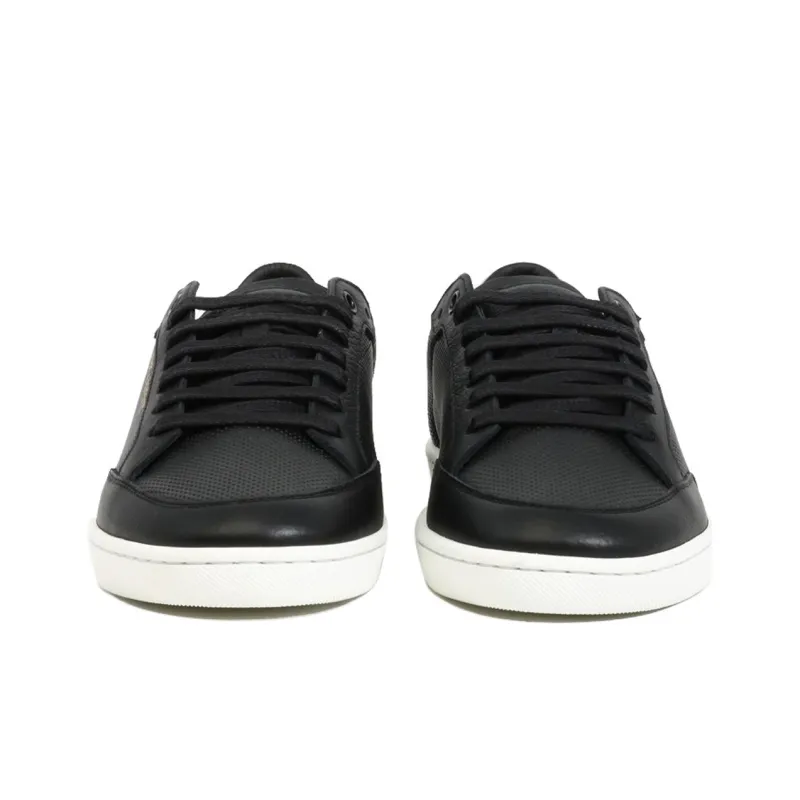 SAINT LAURENT SL/10 Skateboard Shoes Men Low Top Black White-3