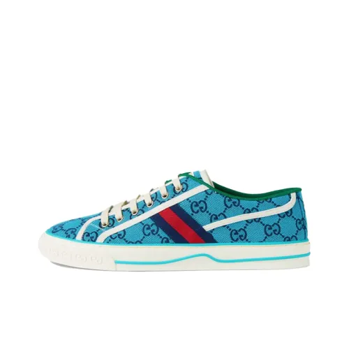 GUCCI Women's Tennis 1977 'Light Blue Monogram'