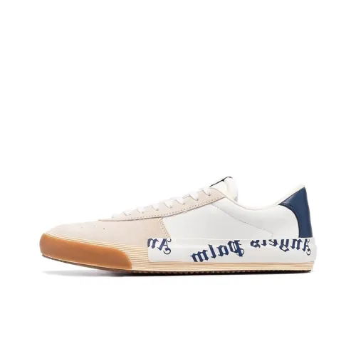 PALM ANGELS Low-Top Stylish Skateboarding Shoes Women's White Blue