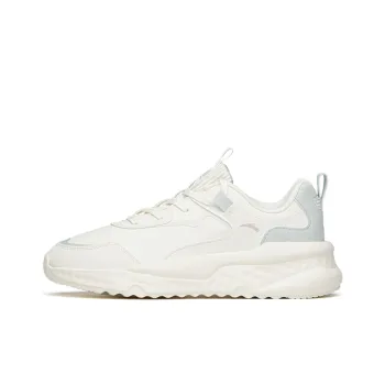 Anta Life Collection Wear Resistant Low Top Casual Shoes Women's White Green