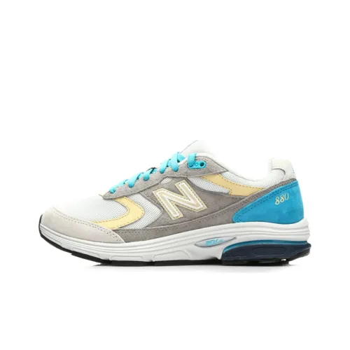 New Balance 880 Series Low Top White/Grey/Blue Women's