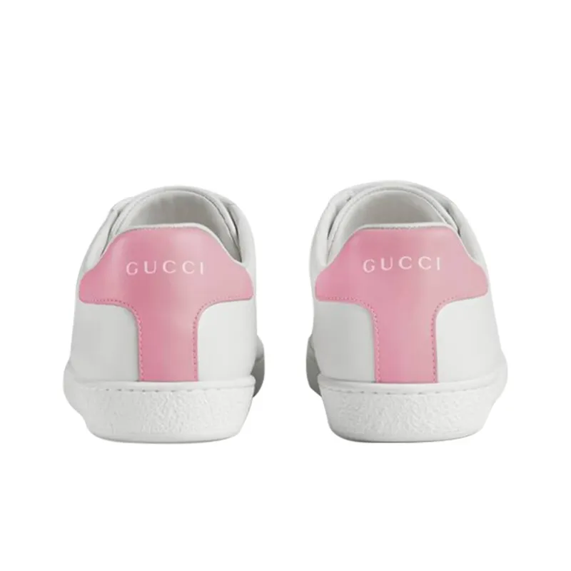 GUCCI Women's Ace 'Interlocking G White Pink' Women's-4